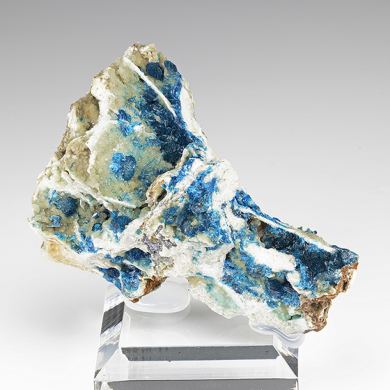 Veszelyite with Hemimorphite