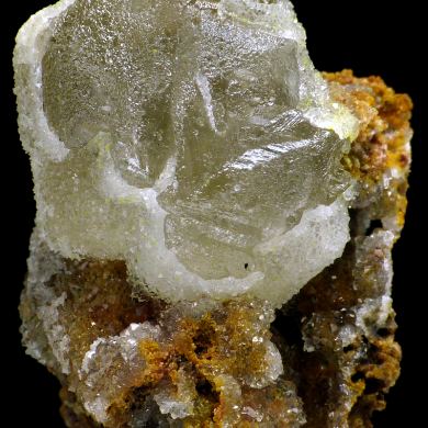 Cerussite, quartz