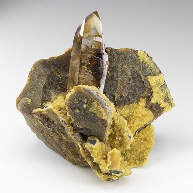 Barite with Calcite