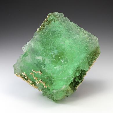 Fluorite with Calcite