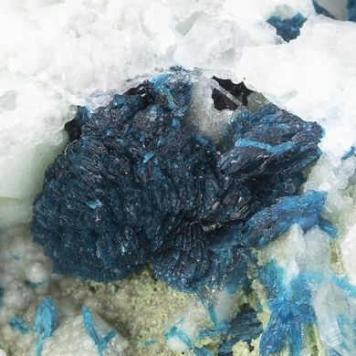 Veszelyite with Hemimorphite
