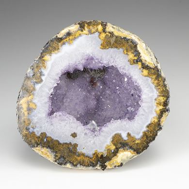 Quartz, Calcite Geode