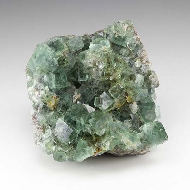 Fluorite with Quartz