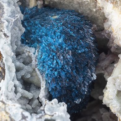 Veszelyite with Hemimorphite
