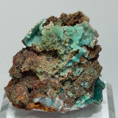 Adamite (variety cuprian)