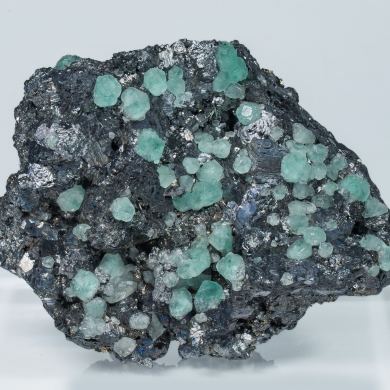Geocronite with Fluorite