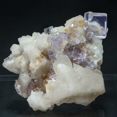Fluorite with Calcite