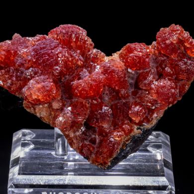 N'Chwaning Wheat-Sheaf Rhodochrosite & Manganite Mineral Specimen