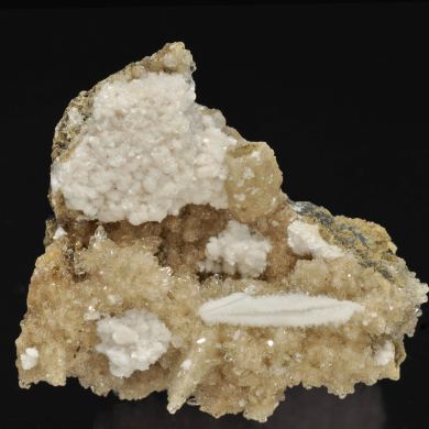 Bultfonteinite with Hydroxyapophyllite-(K) and Calcite