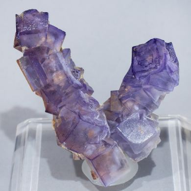 Fluorite with Baryte and Stibnite