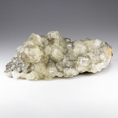 Calcite with Sphalerite, Pyrite
