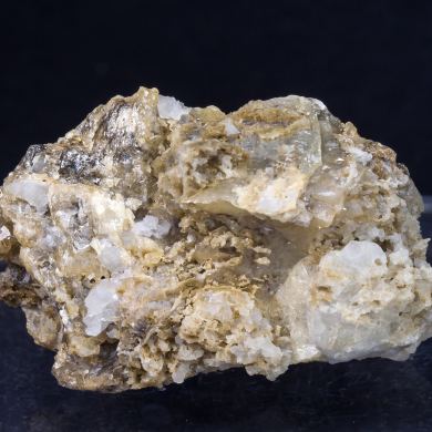 Wulfenite (variety chillagite) with Fluorite and Baryte