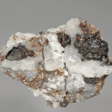 Sphalerite with Quartz and Calcite