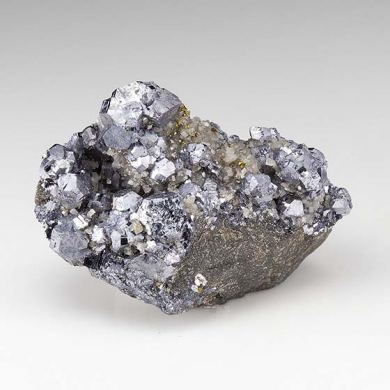 Galena with Dolomite, Chalcopyrite