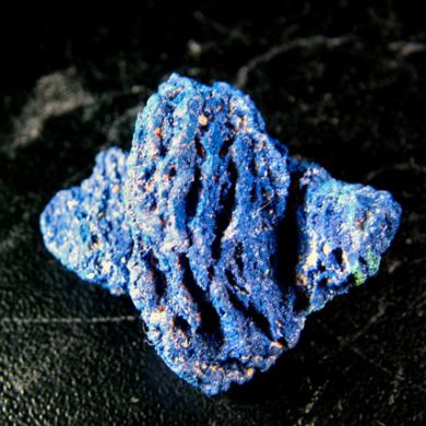 Azurite with Malachite