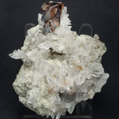 Cassiterite with Quartz and Mica