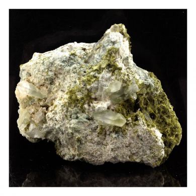 Quartz with Byssolite inclusions + Epidote