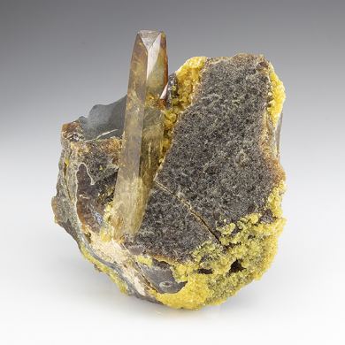 Barite with Calcite
