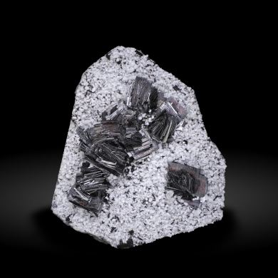 Hübnerite with Quartz