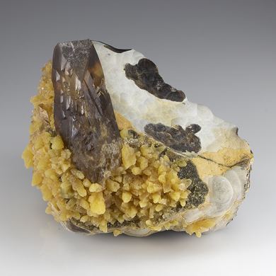 Barite with Calcite