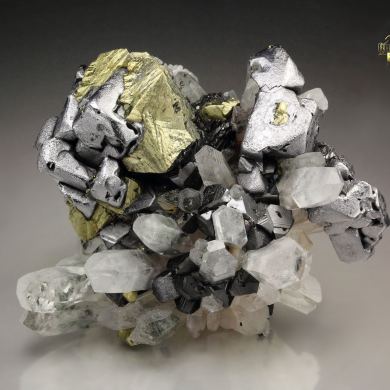 skeletal GALENA, CHALCOPYRITE