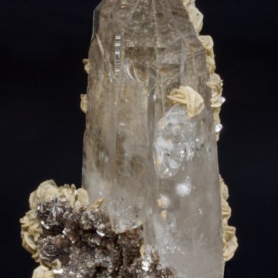 Quartz with Siderite and Muscovite
