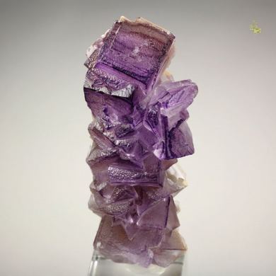 FLUORITE stalactite, CALCITE