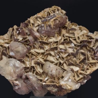 Calcite with Siderite, Dolomite and Hematite