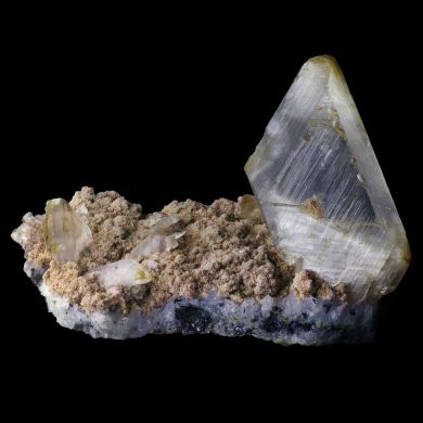 Gypsum & rhodochrosite Cavnic 