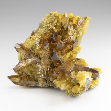 Barite with Calcite