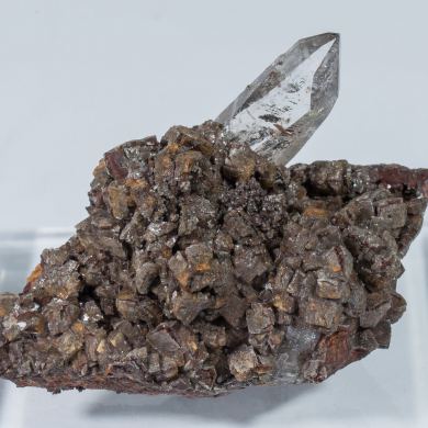 Quartz with Siderite and Gypsum