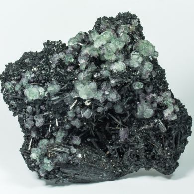 Fluorite, Schorl, Herderite