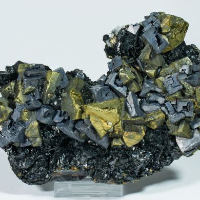 Chalcopyrite with Galena and Sphalerite