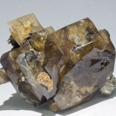 Baryte with Pyrite