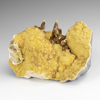 Barite with Calcite