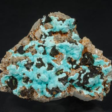Aurichalcite with Chalcopyrite