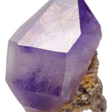 Quartz var. hourglass amethyst