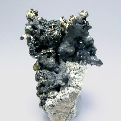 Acanthite with Silver