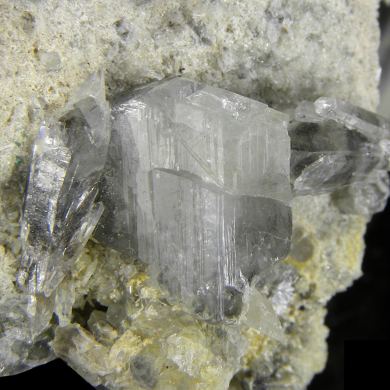 Augelite with Quartz and Jamesonite(?)