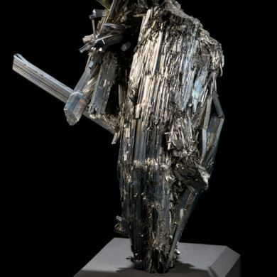 Stibnite mineral specimen from China