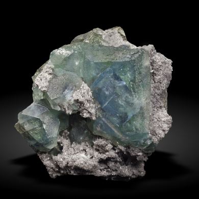 Fluorite with Quartz