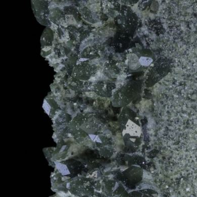 Quartz after ? With Hedenbergite Inclusion