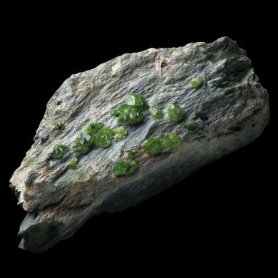 Demantoid garnet Italy 