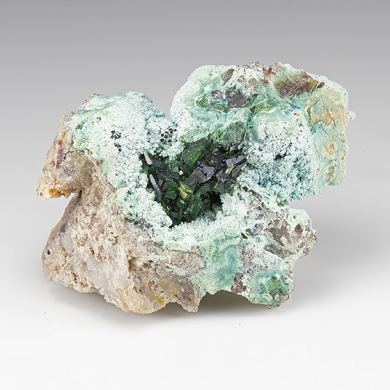 Malachite with Chrysocolla