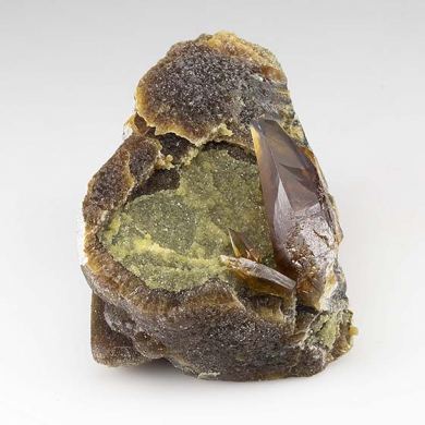 Barite with Calcite