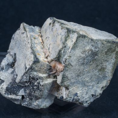 Galena with Cerussite, Plumbogummite, Quartz, Wulfenite and Baryte