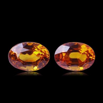 Spessartites 1,57 ct 
