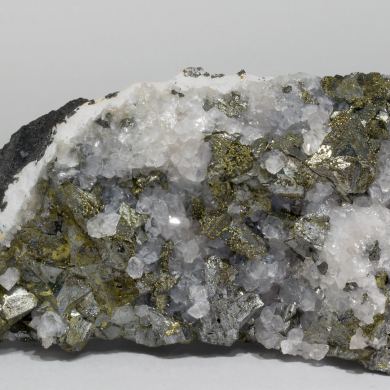 Tetrahedrite with Chalcopyrite and Quartz
