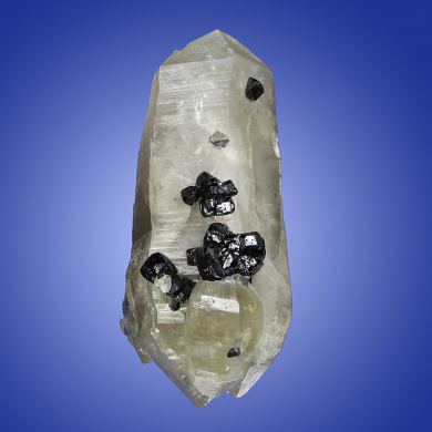 Quartz (doubly-terminated) with Cassiterite