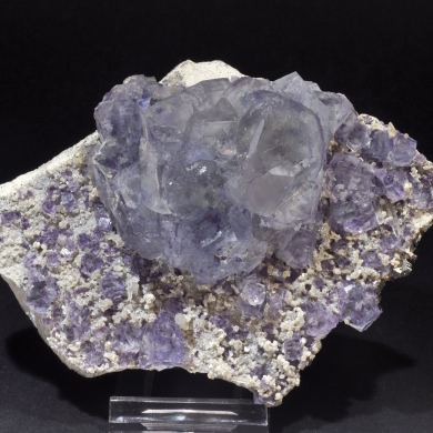 Fluorite, Muscovite, Quartz, Arsenopyrite